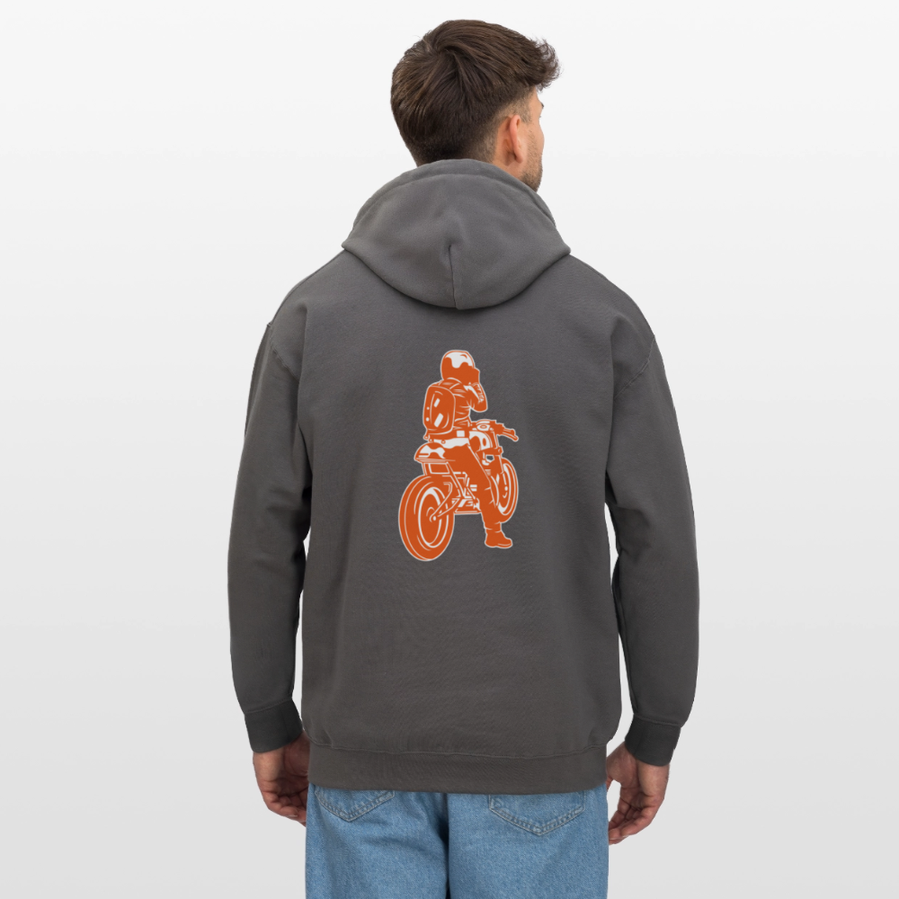 Gildan Unisex Softstyle® Midweight Hoodie Benzin im Blut - Dunkelgrau