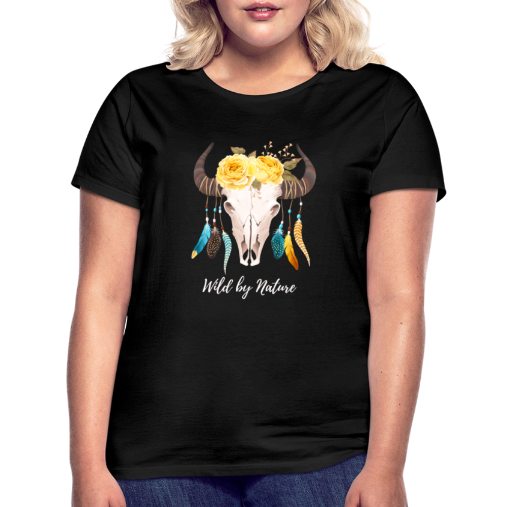 Frauen T-Shirt Boho - Schwarz