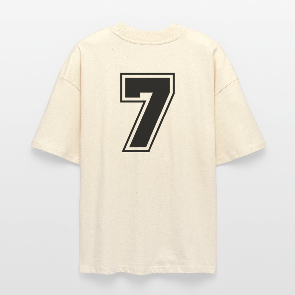 Stanley/Stella Oversized Unisex Bio T-Shirt Blaster Fussballfan - Naturweiß