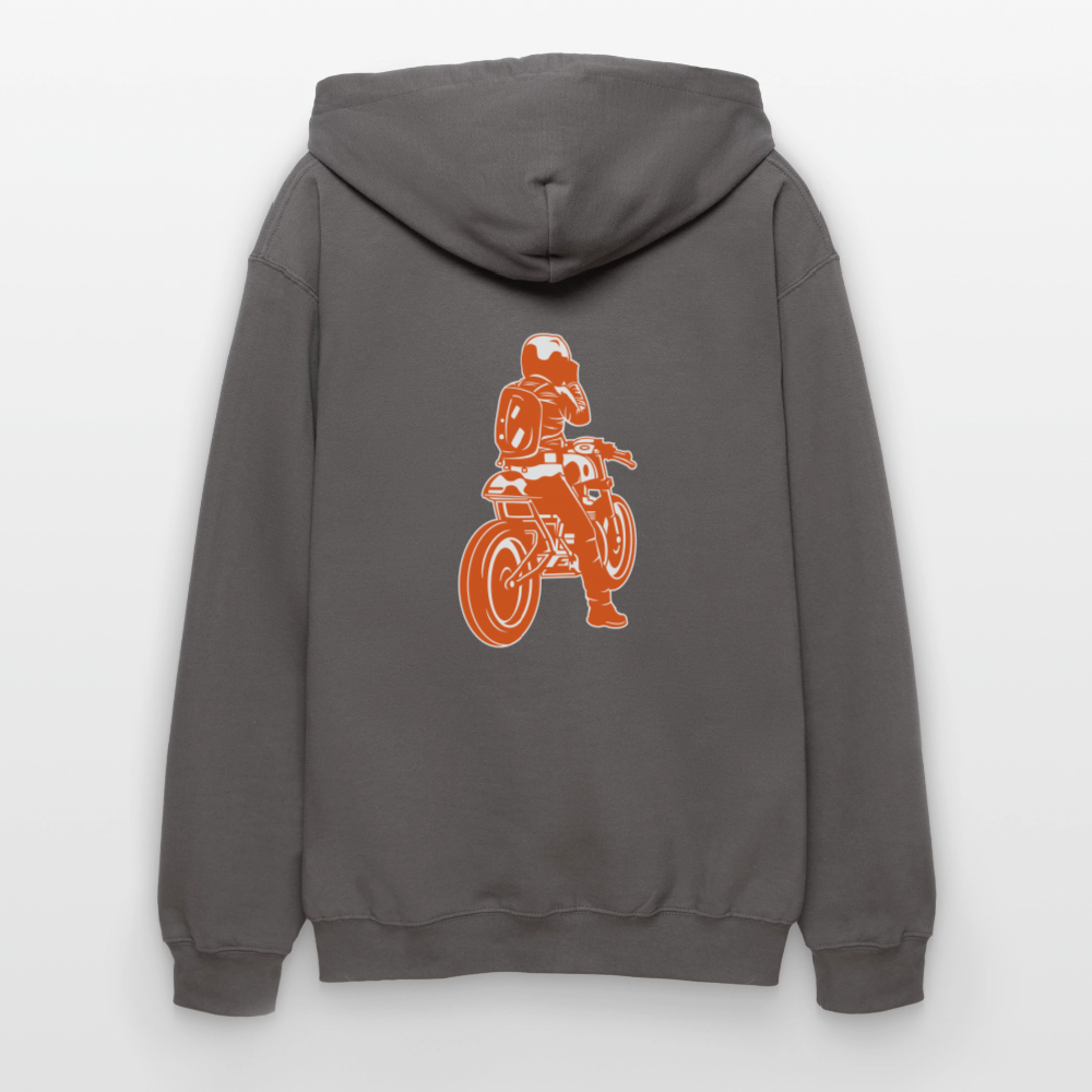 Gildan Unisex Softstyle® Midweight Hoodie Benzin im Blut - Dunkelgrau