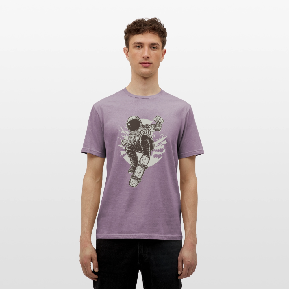 Männer T-Shirt Space Skater - Lilagrau