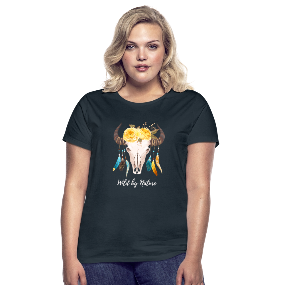 Frauen T-Shirt Boho - Navy