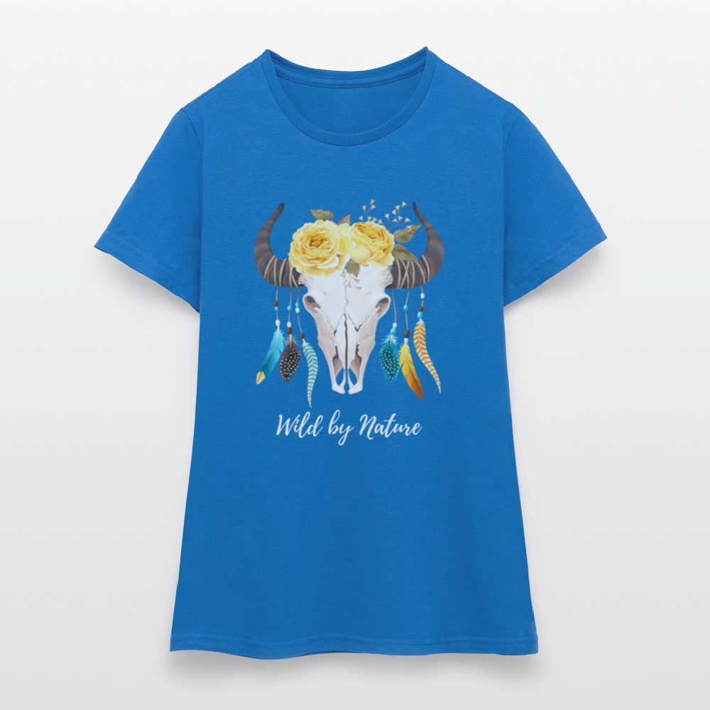 Frauen T-Shirt Boho - Royalblau