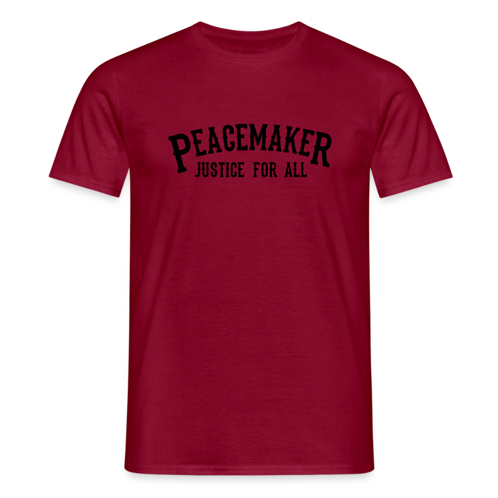 Männer T-Shirt Peacemaker - Ziegelrot