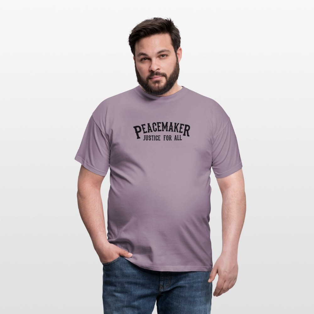 Männer T-Shirt Peacemaker - Lilagrau