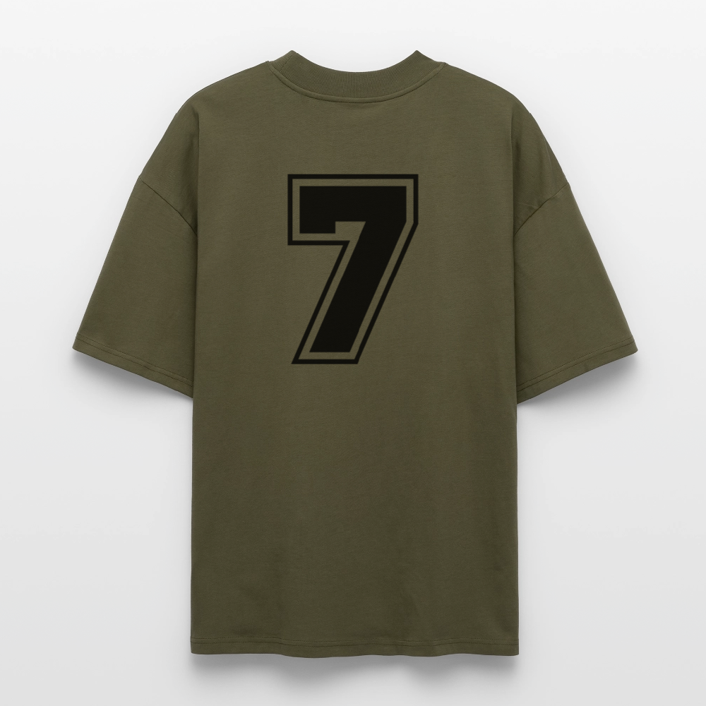 Stanley/Stella Oversized Unisex Bio T-Shirt Blaster Fussballfan - Khaki