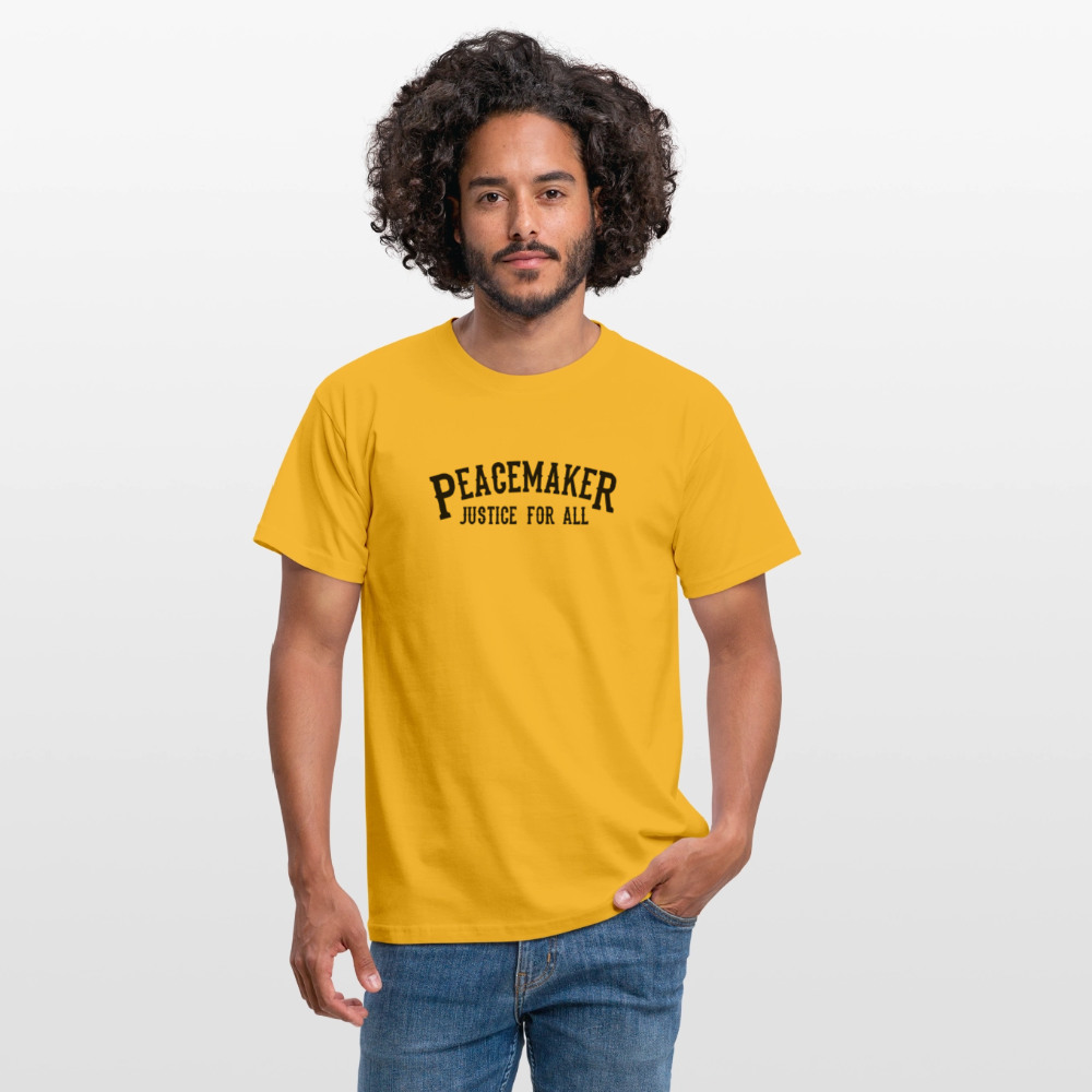Männer T-Shirt Peacemaker - Gelb