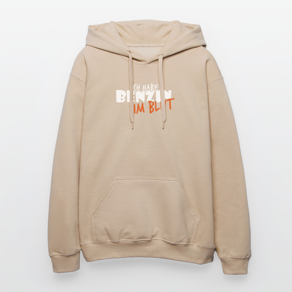 Gildan Unisex Softstyle® Midweight Hoodie Benzin im Blut - Sand