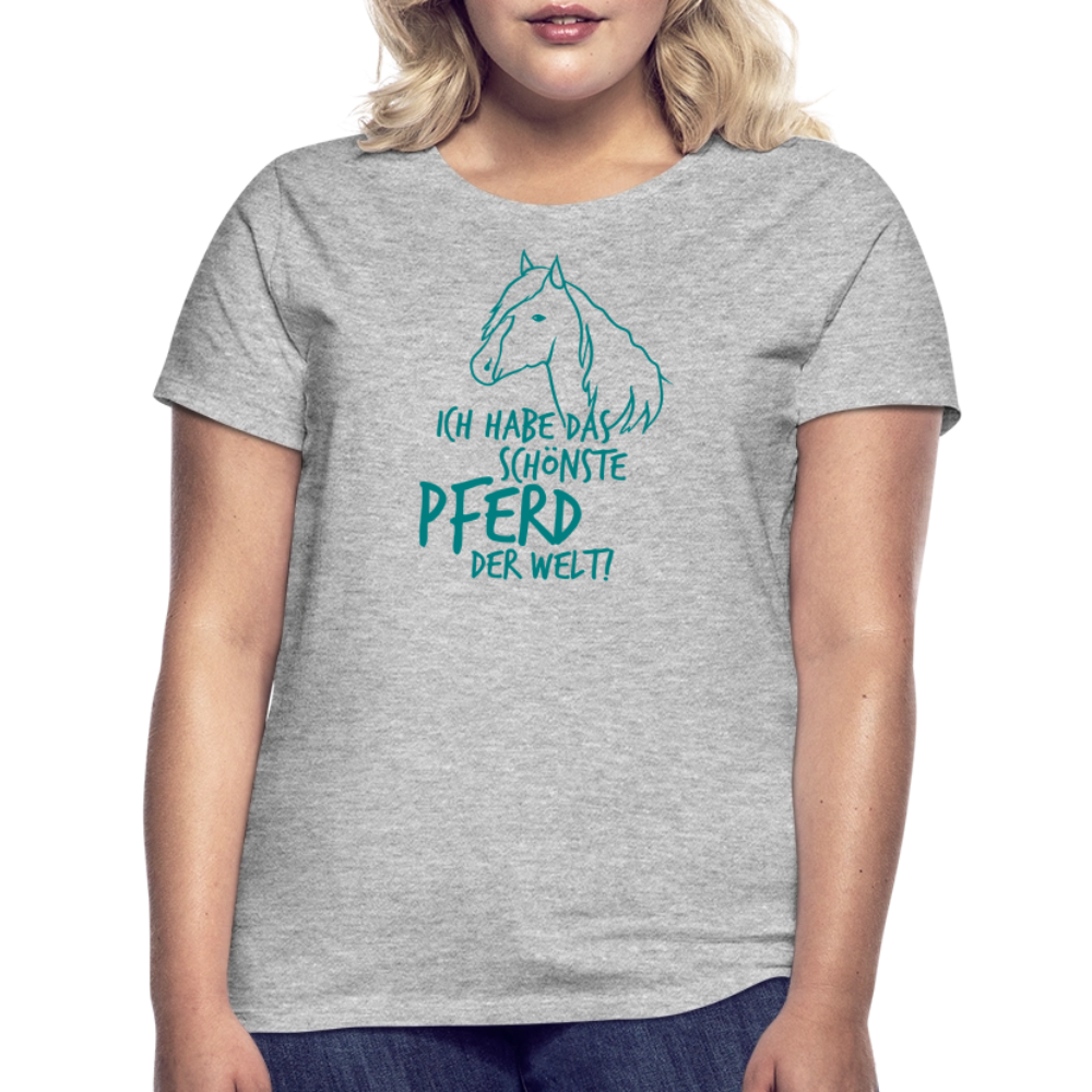 Frauen T-Shirt - Grau meliert