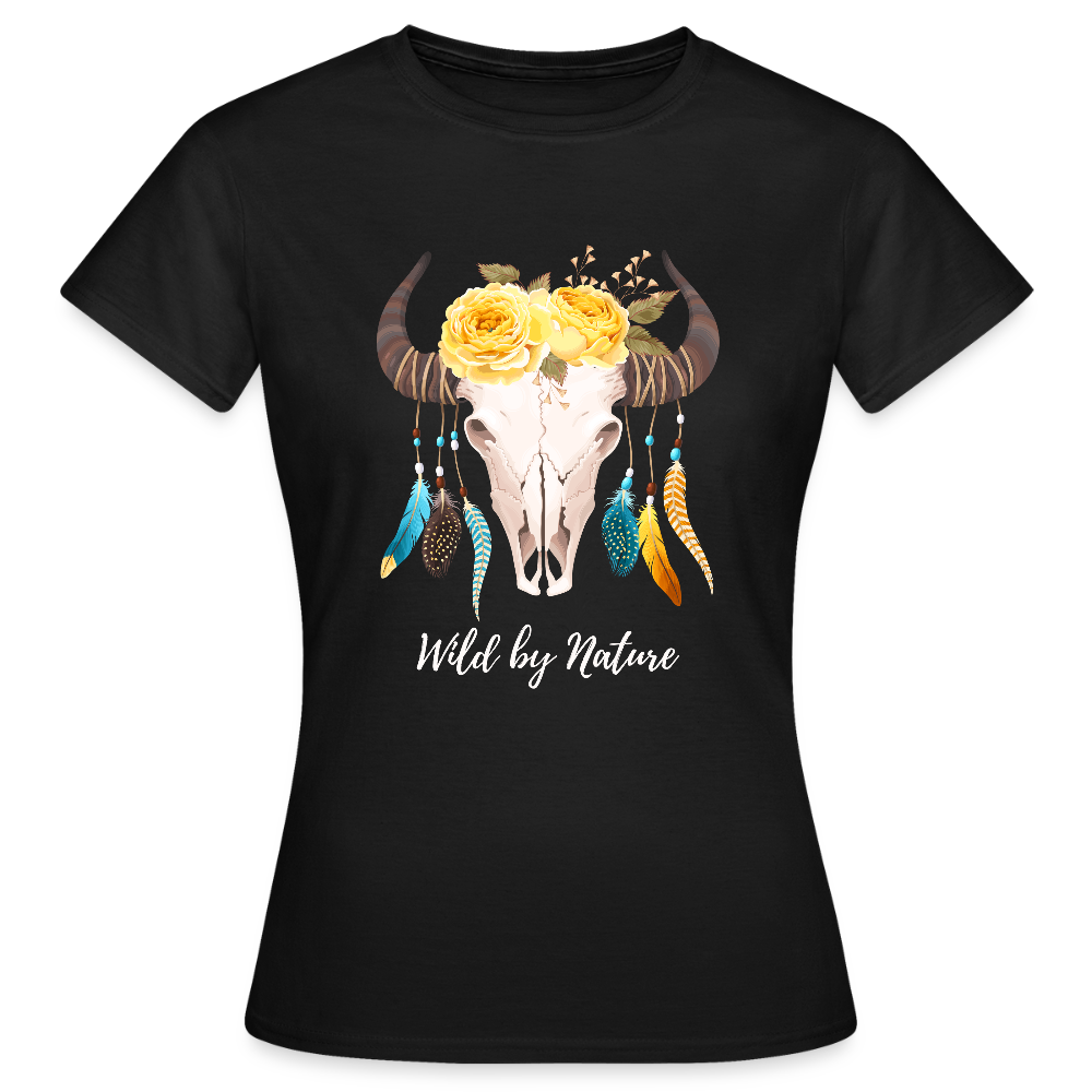 Frauen T-Shirt Boho - Schwarz