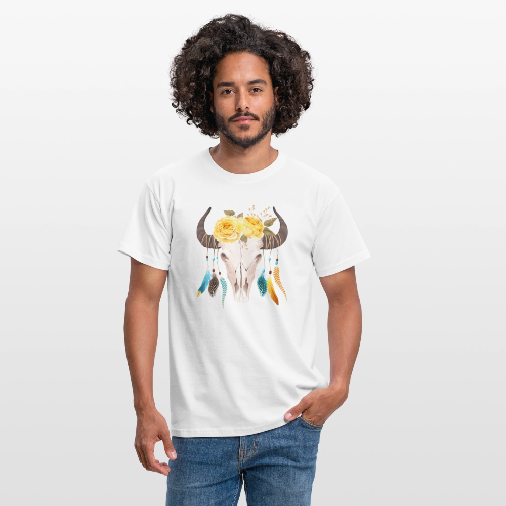 Männer T-Shirt Boho - Weiß