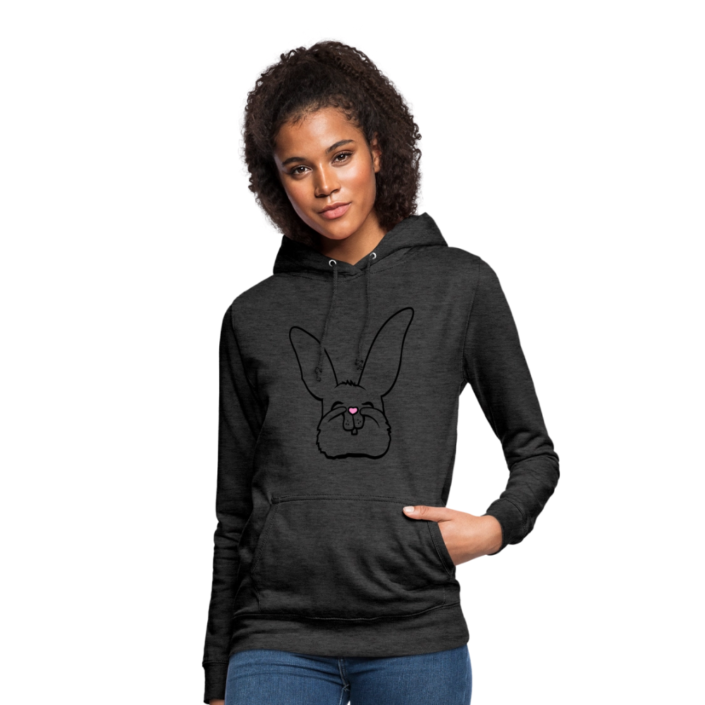 Frauen Hoodie Sweet Bunny - Anthrazit
