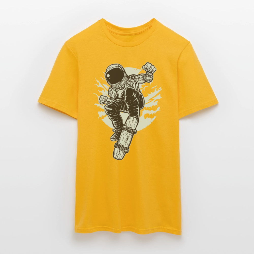 Männer T-Shirt Space Skater - Gelb