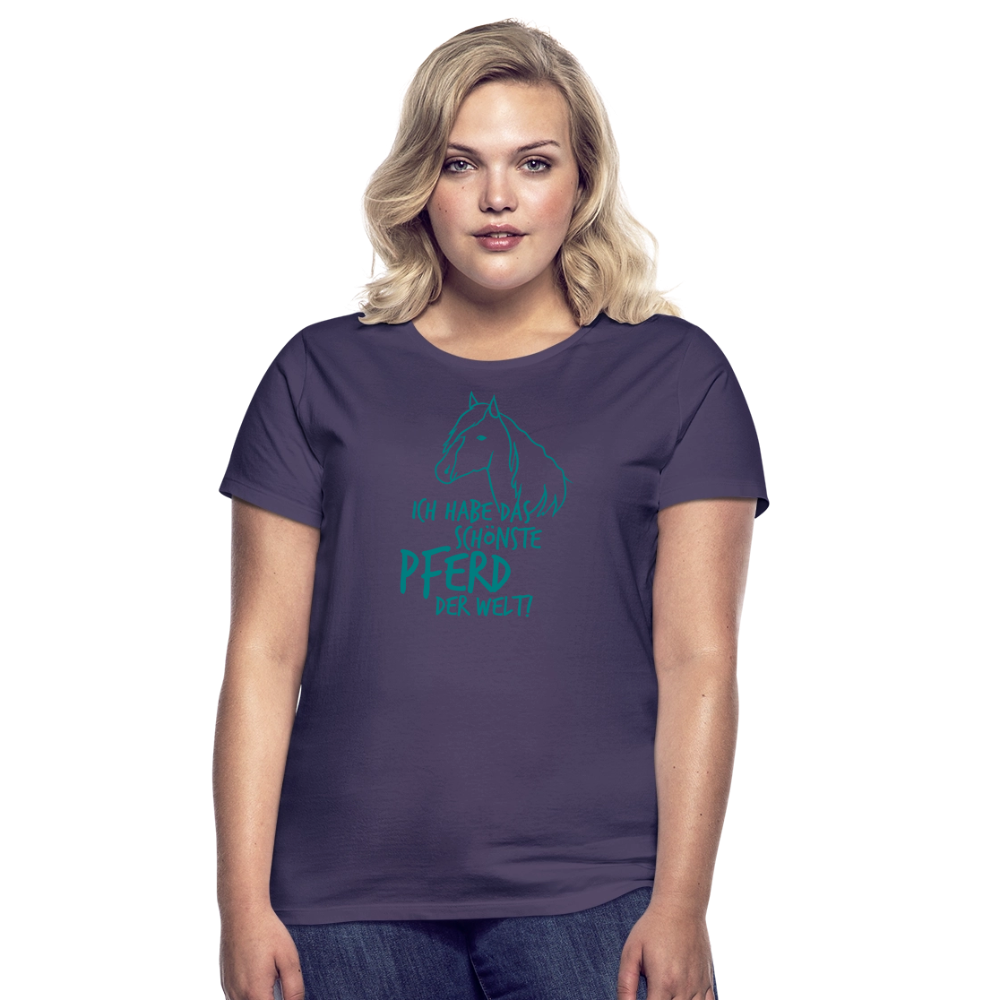 Frauen T-Shirt - Dunkellila