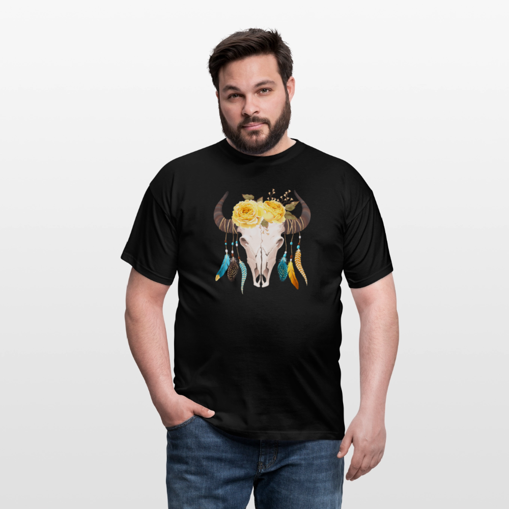 Männer T-Shirt Boho - Schwarz