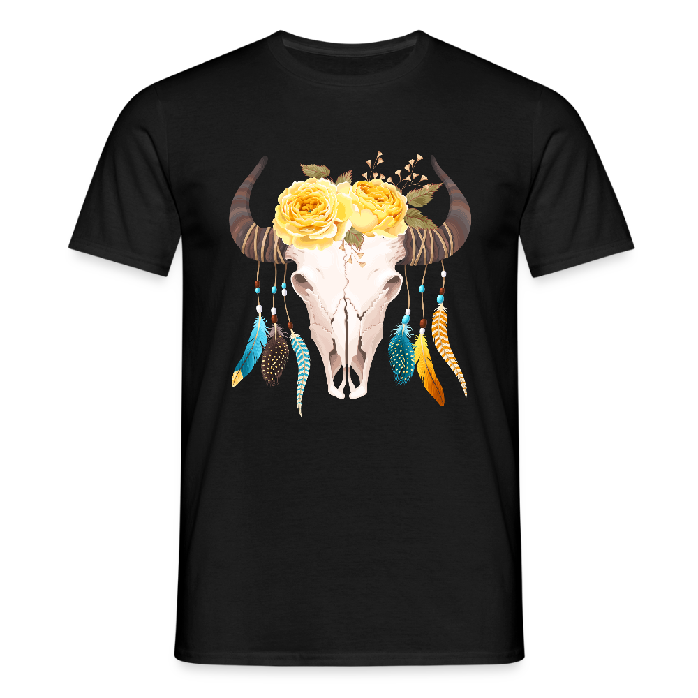Männer T-Shirt Boho - Schwarz
