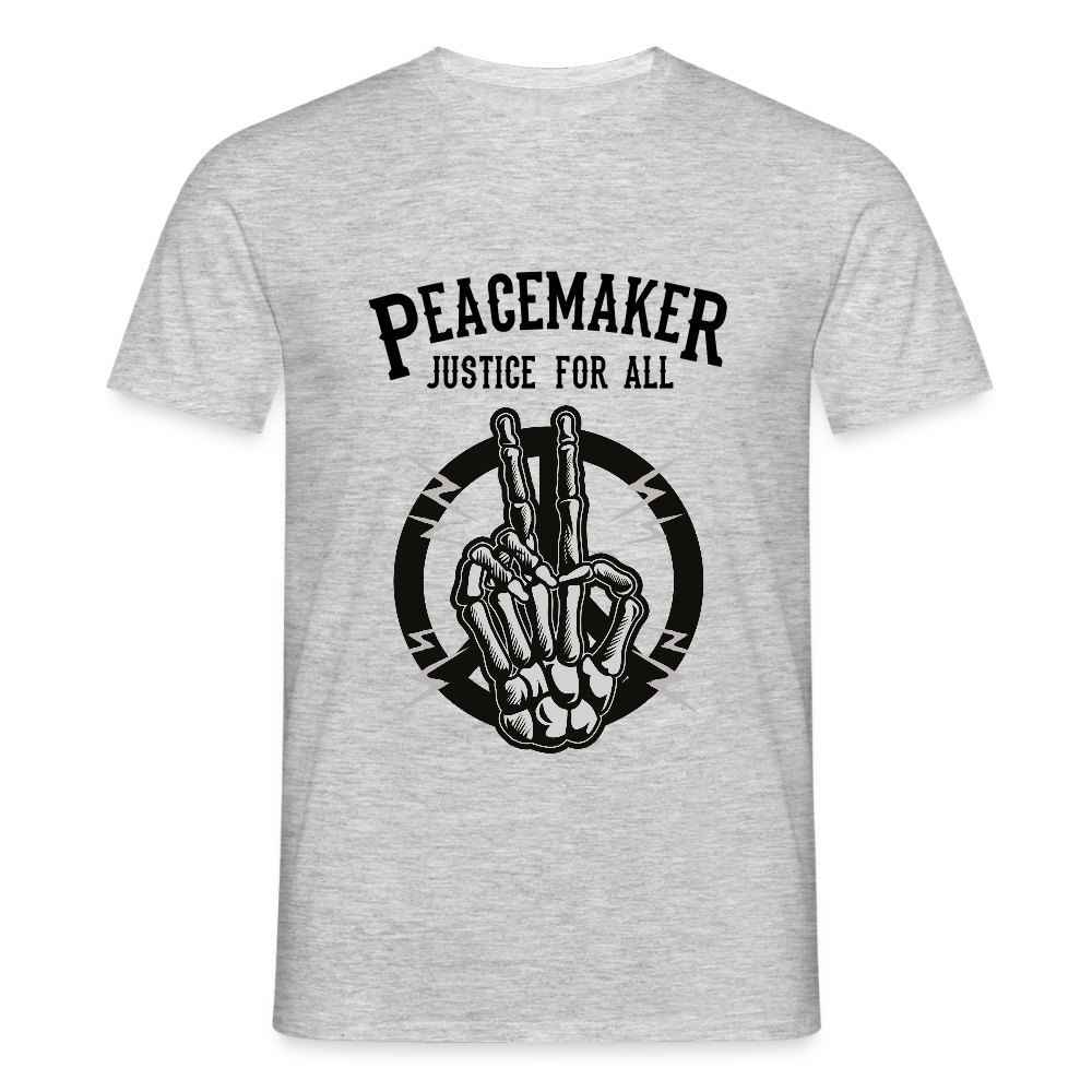 Männer T-Shirt Peacemaker - Grau meliert