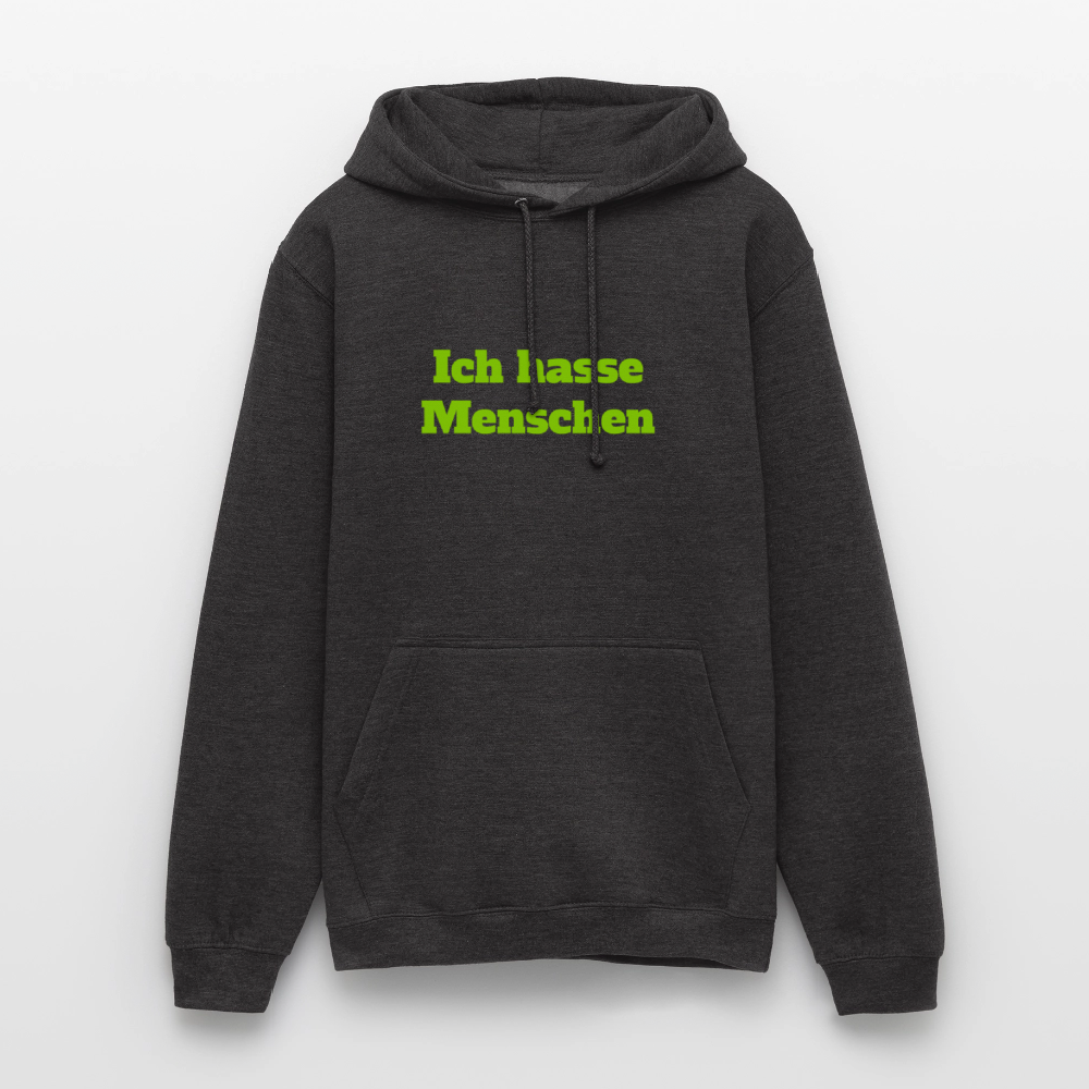 Unisex Hoodie Ich hasse Menschen - Anthrazit