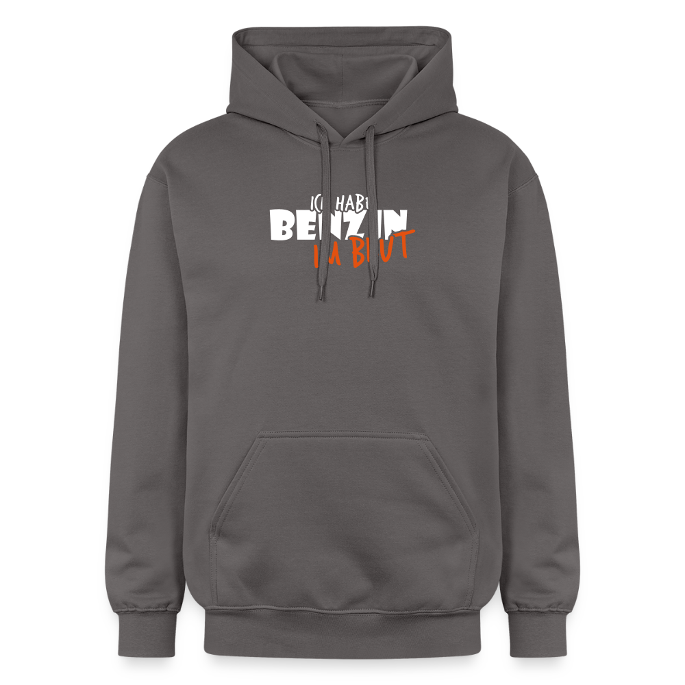 Gildan Unisex Softstyle® Midweight Hoodie Benzin im Blut - Dunkelgrau