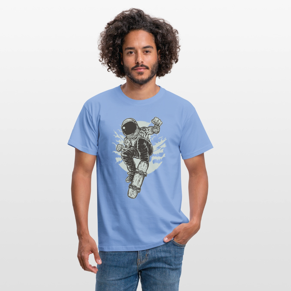 Männer T-Shirt Space Skater - carolina blue