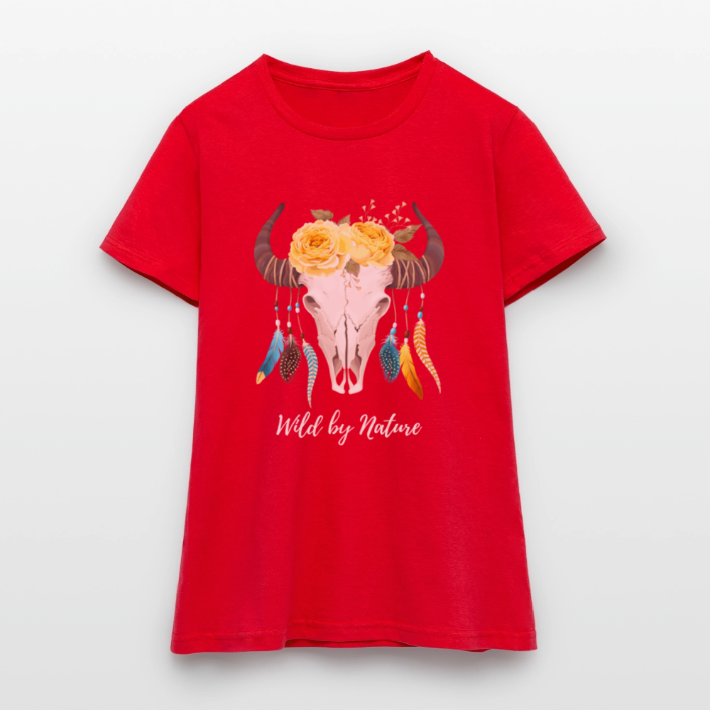 Frauen T-Shirt Boho - Rot