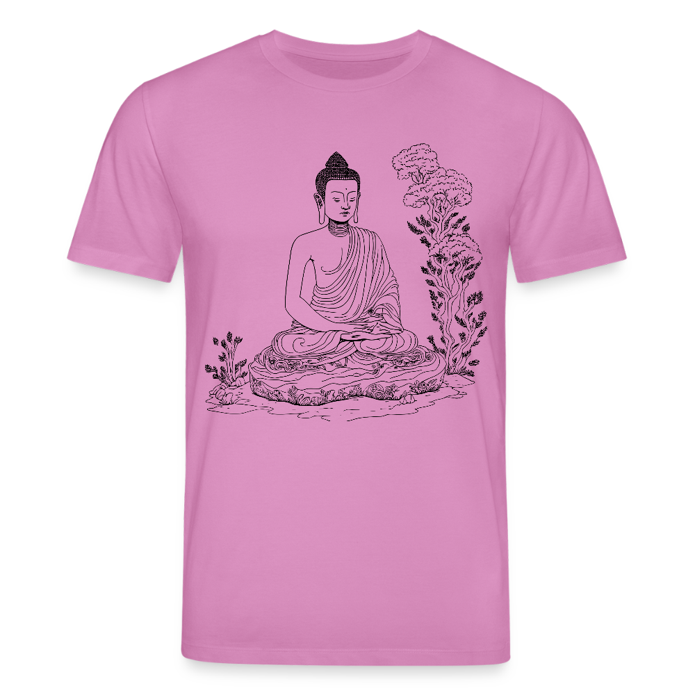 Unisex Bio-T-Shirt CREATOR Buddha Scene - Pink