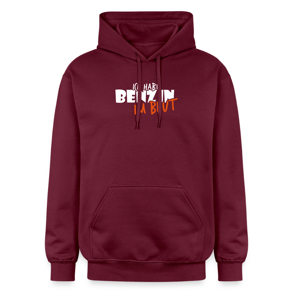 Gildan Unisex Softstyle® Midweight Hoodie Benzin im Blut - Maroon