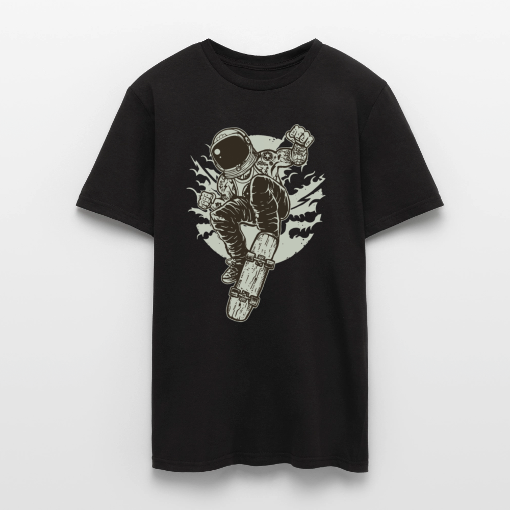 Männer T-Shirt Space Skater - Schwarz