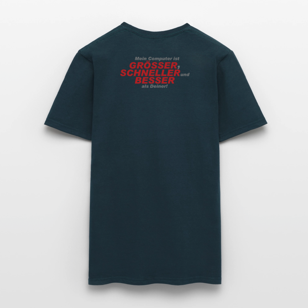 Männer T-Shirt Mein Computer - Navy