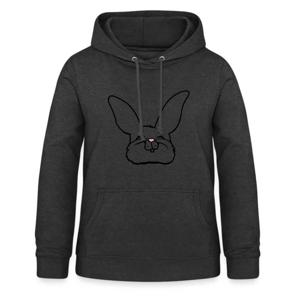 Frauen Hoodie Sweet Bunny - Anthrazit