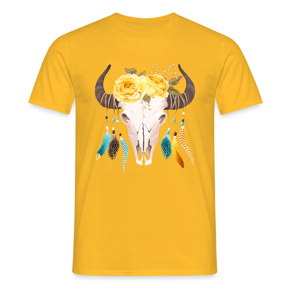 Männer T-Shirt Boho - Gelb