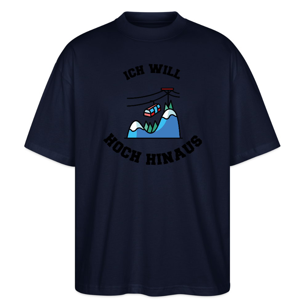 Stanley/Stella Oversized Unisex Bio T-Shirt Blaster Ich will... - Navy