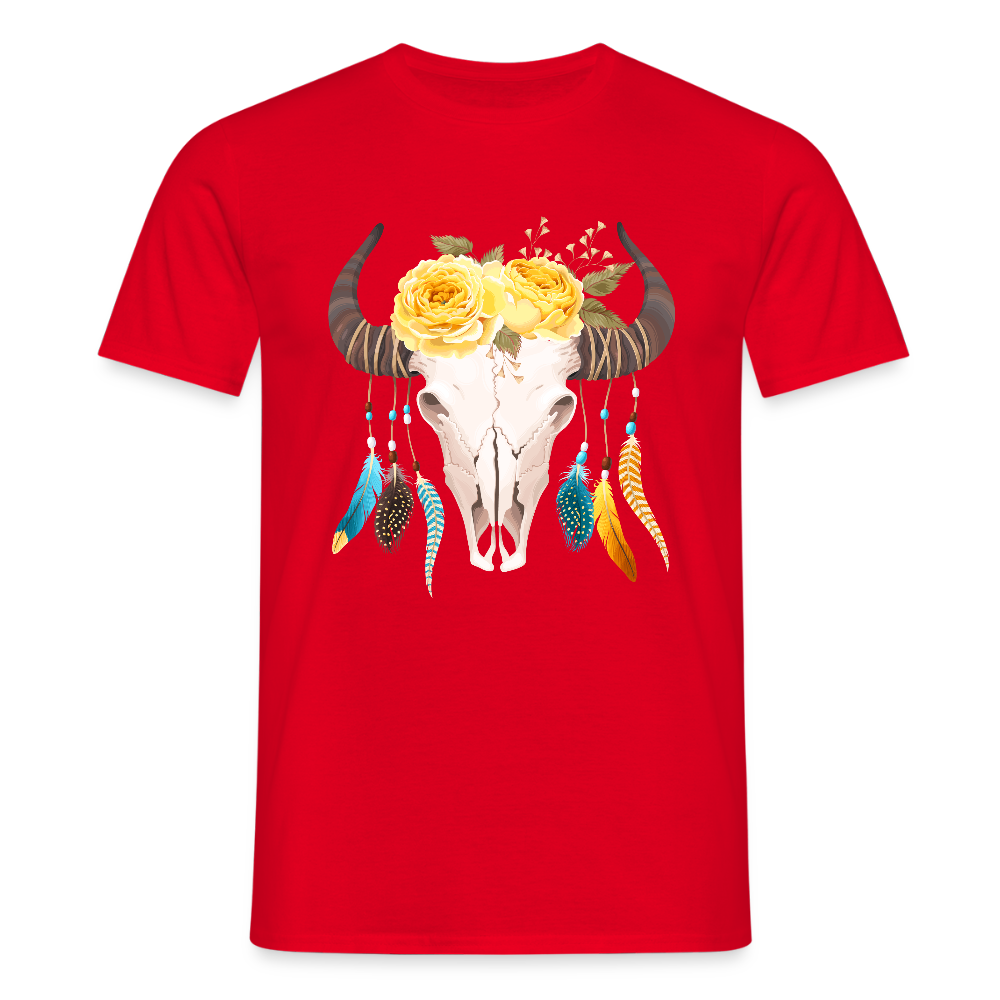 Männer T-Shirt Boho - Rot