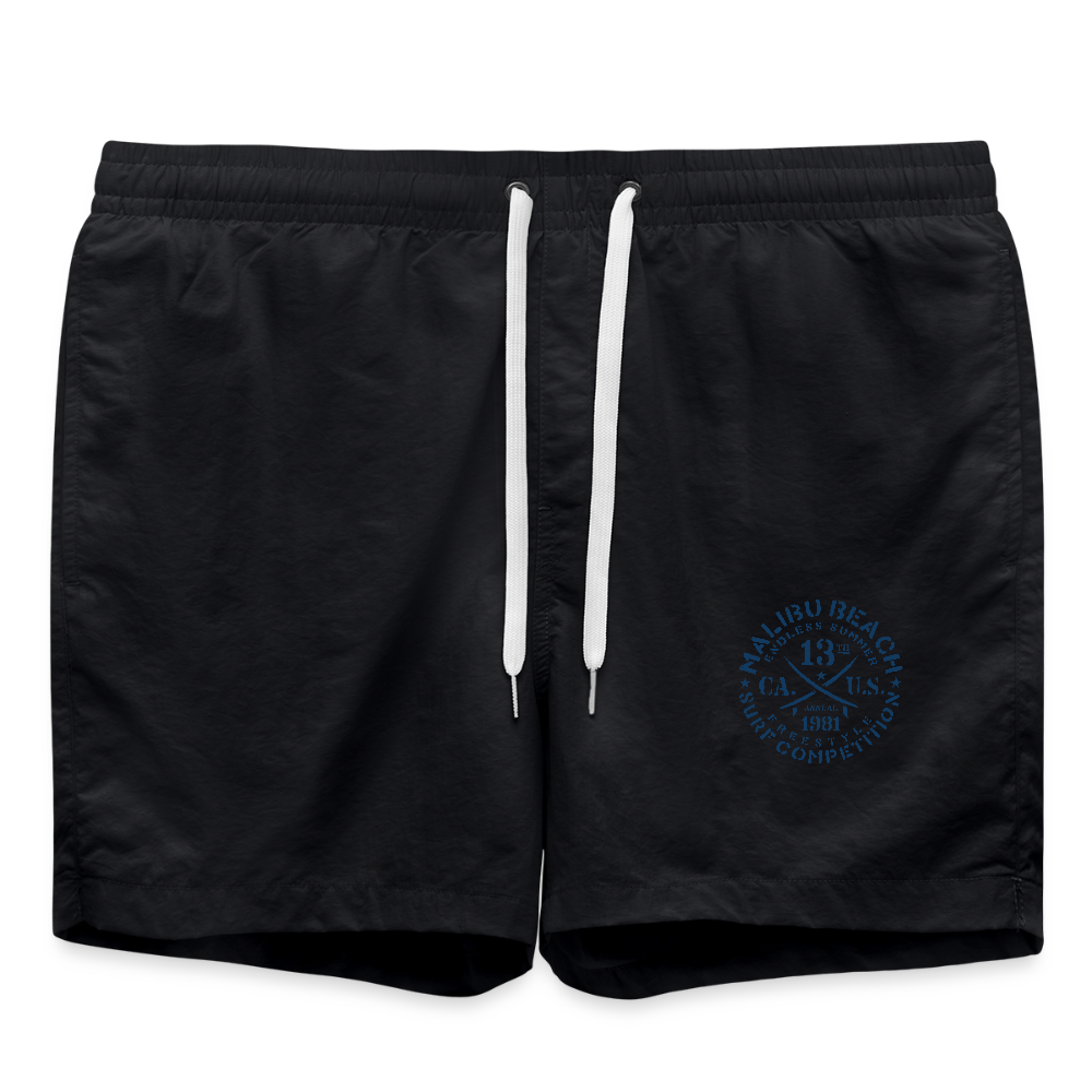 Badeshorts Malibu Beach - Schwarz