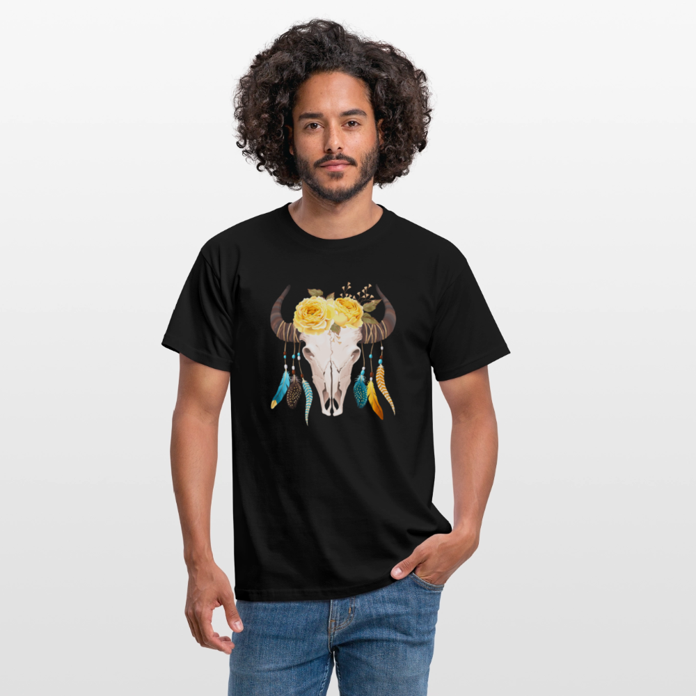 Männer T-Shirt Boho - Schwarz