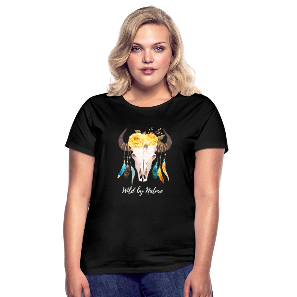 Frauen T-Shirt Boho - Schwarz