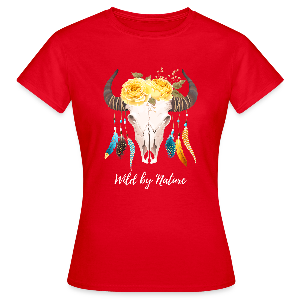Frauen T-Shirt Boho - Rot