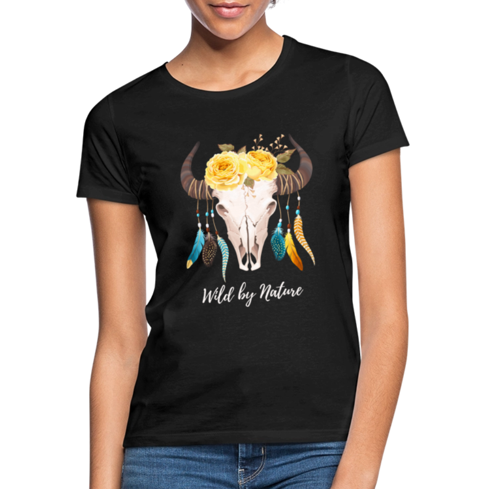 Frauen T-Shirt Boho - Schwarz