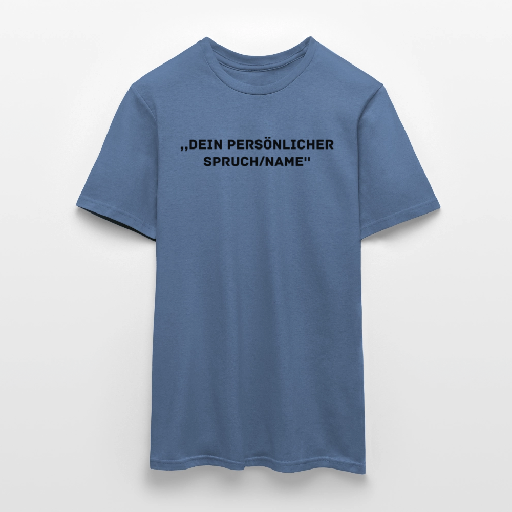 Männer T-Shirt (peronalisierbar) - Taubenblau