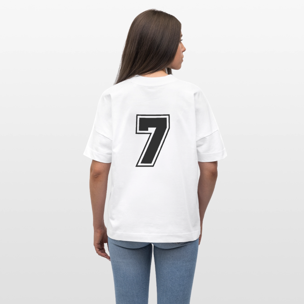 Stanley/Stella Oversized Unisex Bio T-Shirt Blaster Fussballfan - Weiß