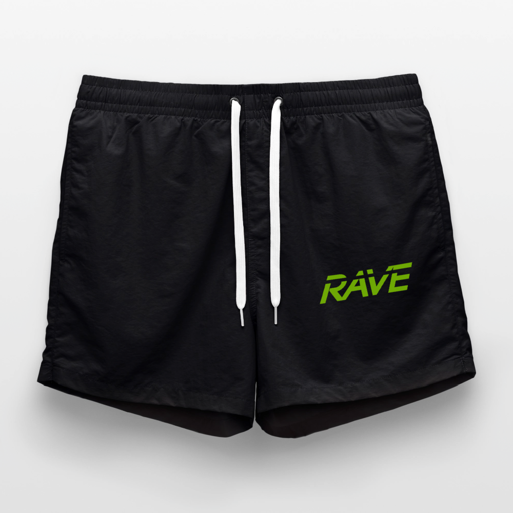 Badeshorts Rave - Schwarz