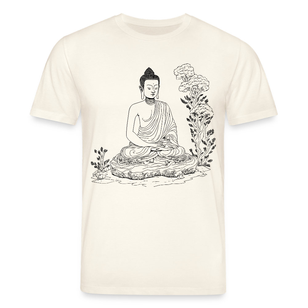 Unisex Bio-T-Shirt CREATOR Buddha Scene - Naturweiß