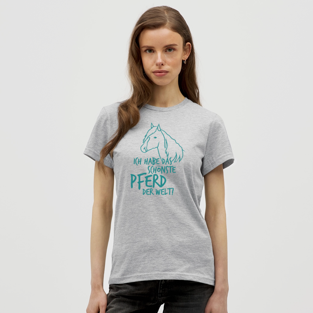 Frauen T-Shirt - Grau meliert