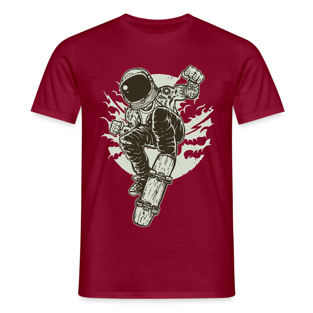 Männer T-Shirt Space Skater - Ziegelrot
