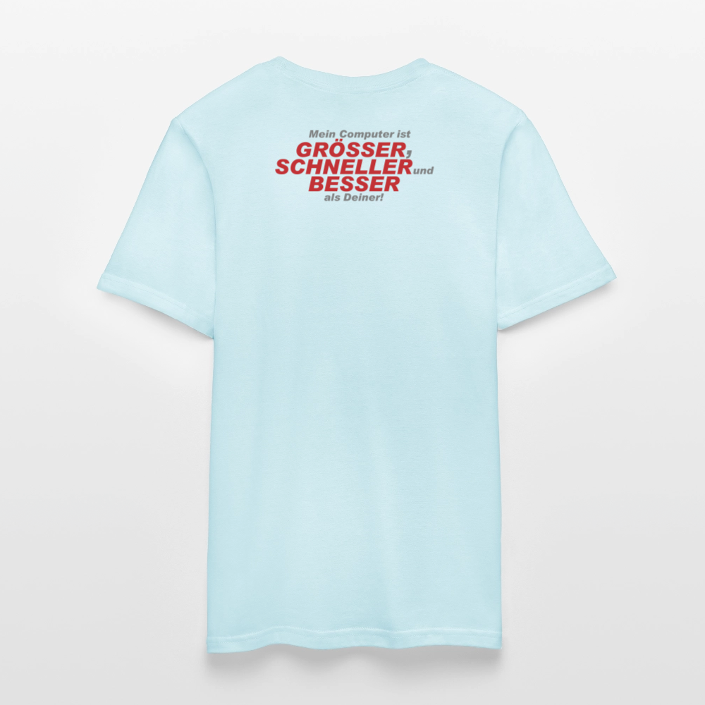 Männer T-Shirt Mein Computer - Sky