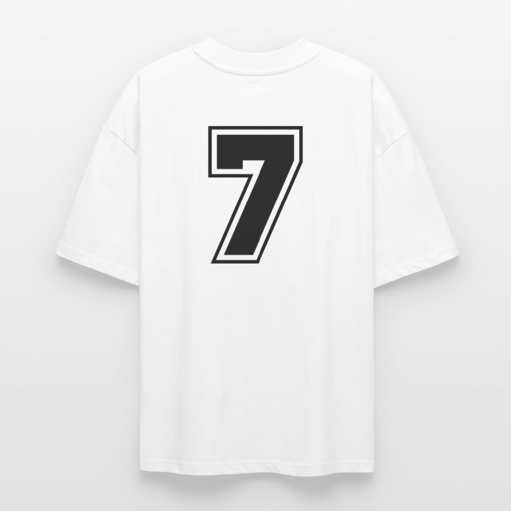 Stanley/Stella Oversized Unisex Bio T-Shirt Blaster Fussballfan - Weiß
