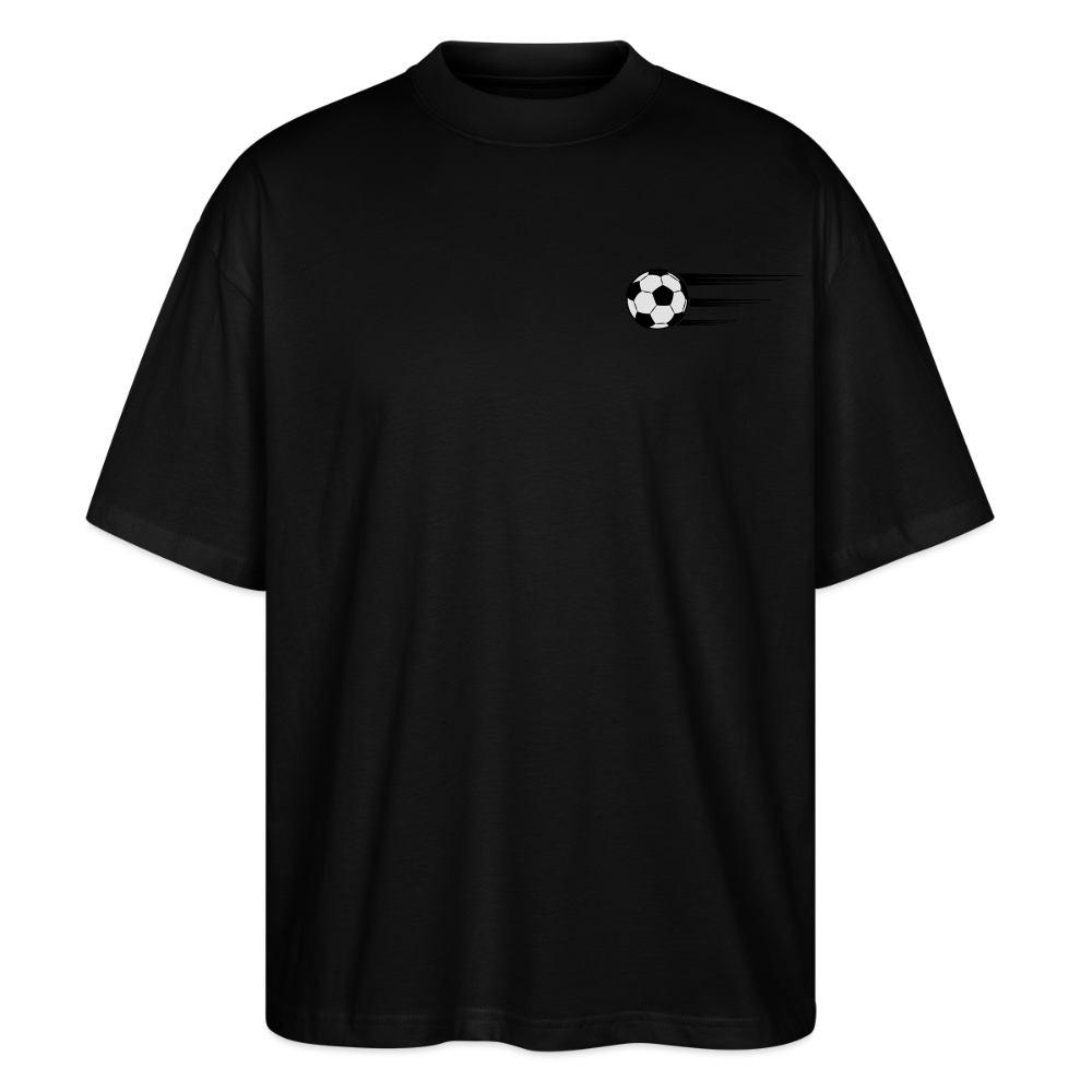 Stanley/Stella Oversized Unisex Bio T-Shirt Blaster Fussballfan - Schwarz
