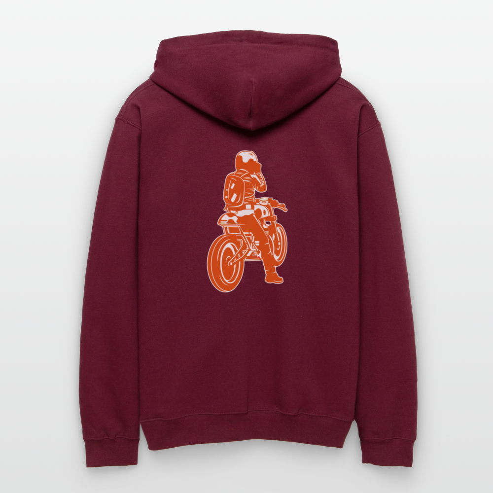 Gildan Unisex Softstyle® Midweight Hoodie Benzin im Blut - Maroon