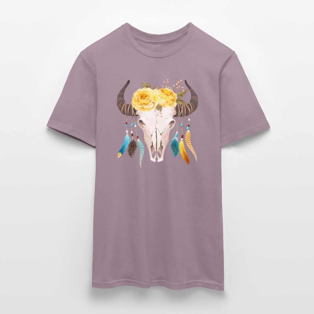 Männer T-Shirt Boho - Lilagrau