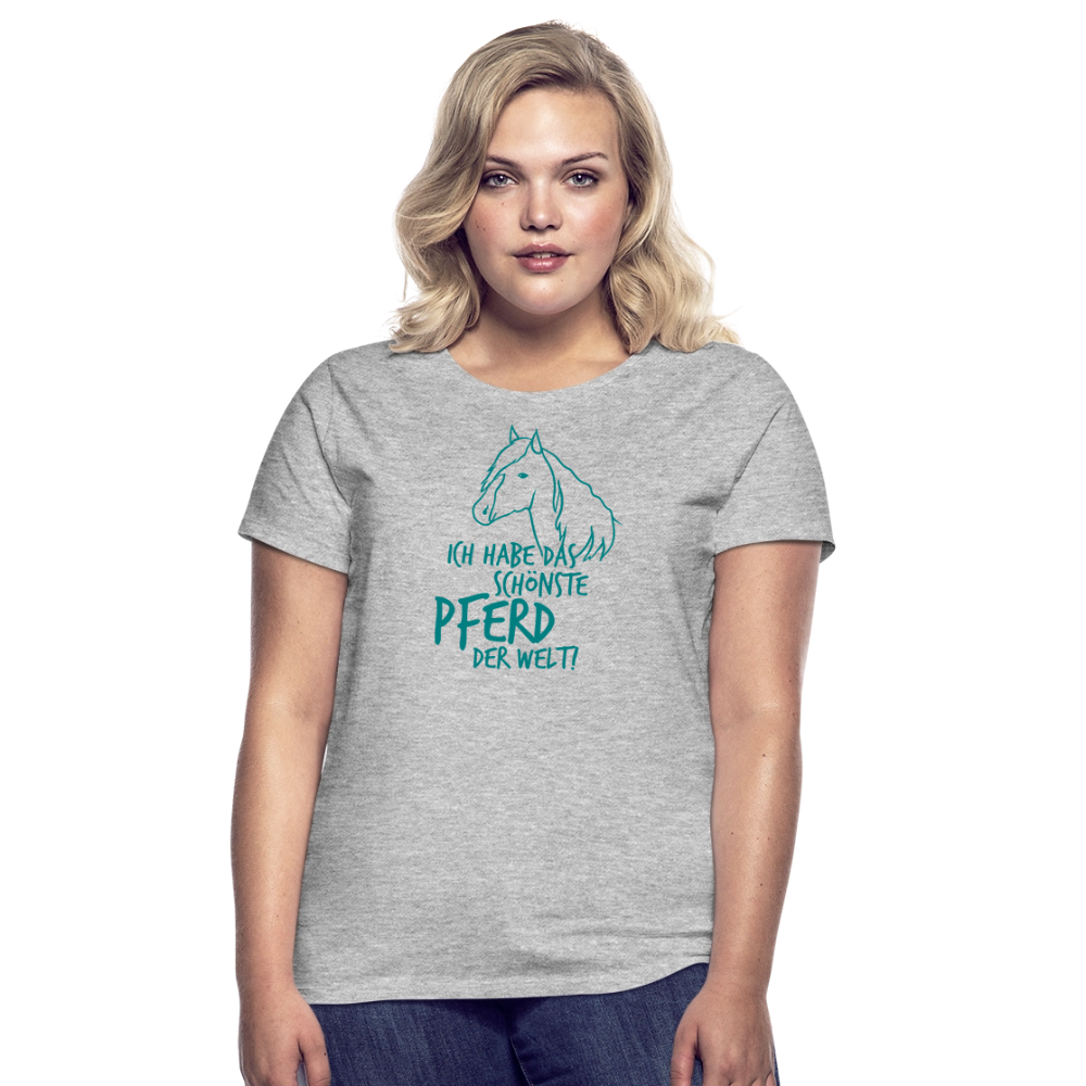 Frauen T-Shirt - Grau meliert